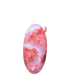 Cabujón de Ágata Algodón de Azúcar Natural de Alta Calidad, Material Suelto para Fabricación de Joyas - Product Image 1