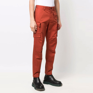 Pantalon Cargo Droit Uni Personnalisé avec Logo 2026 pour Hommes – Vente en Gros, Haute Qualité, Multi-Poches, Idéal Fitness et Sport - Product Image 2