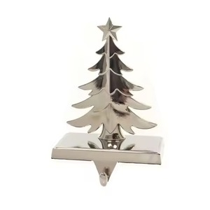 Luxury Metal Holiday <b>Stocking</b> <b>Holder</b> for Seasonal Interior Decoration Projects - Product Image 4