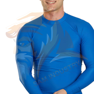 Camiseta de Compresión Ligera de Alta Calidad, Manga Larga, Secado Rápido, Transpirable, Anti-UV, con Spandex/Nylon en la Parte Delantera - Product Image 6