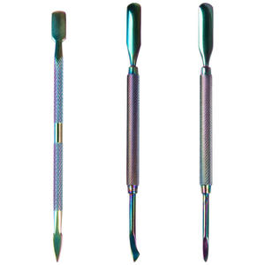 Empujador y Cortador de Cutículas Metálico de Acero Inoxidable de Calidad, Raspador de Esmalte de Uñas en Gel, Empujador de Cutículas - Product Image 3
