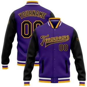 Custom Letterman Jacket Personalized Team Varsity Jacket Sublimated Bomber Jacket Baseball Fashion Streetwear Men Women Fleece - Product Image 4