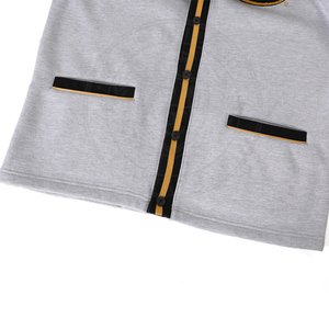 Cárdigan de punto con bordado griego de la fraternidad Phi, logotipo IPT, manga larga, suéter unisex de algodón y forro polar con cuello en V, estilo universitario. - Product Image 5