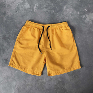 Pantalones Cortos Blancos para Hombre, Cintura Media, con Cordón, Ligeros, Transpirables, de Secado Rápido, Casuales, Tipo Bermuda, Tela Oxford, Material de Nailon - Product Image 2