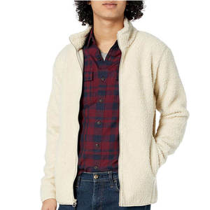 Warm Outdoor <b>Sherpa</b> <b>Fleece</b> <b>Jacket</b> With Plush Interior Soft Texture Flexible Comfort <b>Sherpa</b> <b>Fleece</b> <b>Jacket</b> - Product Image 3