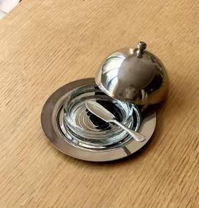 Boîte à beurre en acier inoxydable avec couvercle, pour comptoir de cuisine, boîte de rangement pour le beurre, pour table de petit-déjeuner - Product Image 2