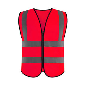 Customizable Polyester <b>Security</b> Safety Vest <b>Tape</b> High Visibility Reflective 5cm Available Multiple Colours Men Women Kids Sizes - Product Image 2