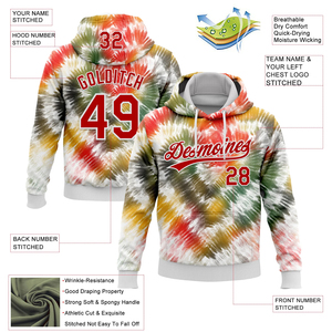 OEM Service Men's Sublimation Sporty Hoodies Pullover Moisture-Wicking Adult's Sportswear Hoodies With Custom Name <b>Number</b> - Product Image 2