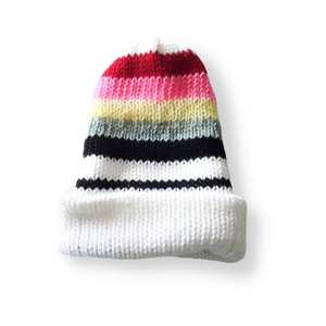 Nuevas gorras impermeables personalizadas unisex de color sólido, gorros cálidos de punto para invierno, gorros de ciclismo con efecto tie-dye. - Product Image 2