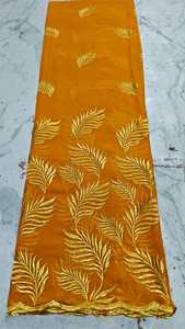 Tela de voile de algodón peinado de alta calidad, transpirable, bordada, tradicional, multicolor, túnica sudanesa para mujer, lafaya. - Product Image 2