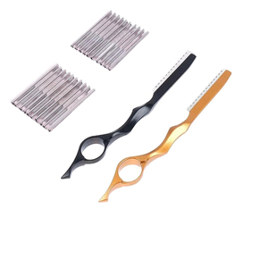 Hair Thinning Razor Feather Styling Razor Hair Cutting Texturizing Razor Straight Barber <b>Edge</b> Hairdresser Shaving Razor Tools - Product Image 4