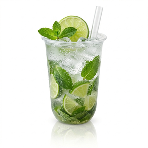 Gobelet esthétique en polypropylène PP de qualité alimentaire, forme en U, 8 g, 18 oz, pour café, fabriqué en Indonésie - Product Image 1