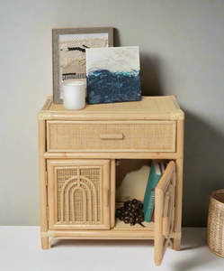 Encantador Armario Infantil de Ratán, Mueble Organizador Decorativo para Almacenamiento en el Hogar y Decoración de Cuarto de Niños - Product Image 6