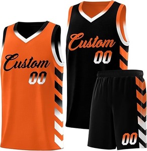 Maillot de basketball personnalisé brodé/par transfert thermique, respirant, 100 % polyester, sans manches, uniforme d'équipe pour hommes, personnalisable - Product Image 2