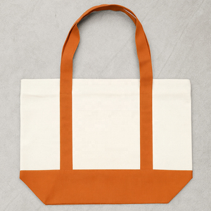 Sac fourre-tout en toile de coton bio réutilisable personnalisé avec logo, sac de shopping écologique promotionnel pour femmes - Product Image 2