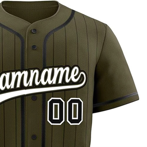 <b>Baseball</b> Jersey Short Sleeve 100% Polyester Anti-Bacterial Customizable Unisex Wear Printed Custom Logo Made Pakistan Hot Sale - Product Image 5