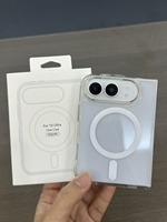 Coque de protection transparente antichoc magnétique pour iPhone 18 17 16 15 Pro Max, compatible magnétique, prend en charge la charge sans fil
