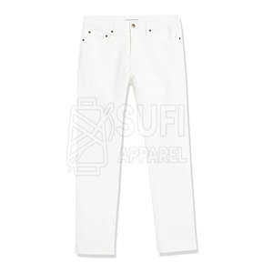 Pantalones Rectos de Corte Ajustado para Hombre con Tela Elástica 100% Algodón Moderna y Cómoda para un Look Casual Profesional y Elegante - Product Image 6