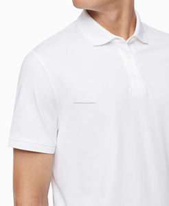 เสื้อโปโลผ้าฝ้ายแขนสั้นสำหรับผู้ชายเสื้อโปโลผ้าโพลีเอสเตอร์ระบายอากาศได้ดีปรับแต่งได้ - Product Image 2