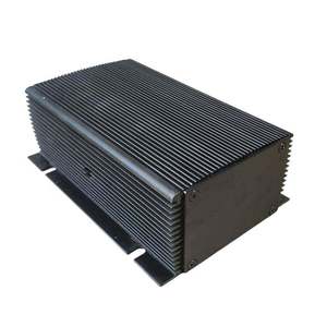IP54 Battery <b>Enclosure</b> Junction Aluminum Box Factory Case 106x65 Custom Equipment Extruded Outlet Anodized Box Black Amplifier - Product Image 2