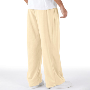 Pantalon de jogging ample pour homme, en coton molletonné, doux, respirant, confortable, idéal pour le sport et les activités quotidiennes. - Product Image 4