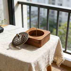 Best Selling Wood Eco Friendly Religious Incense Holder Stylish Handmade Trendy Burner Premium Quality Ramadan <b>Eid</b> <b>gifts</b> - Product Image 2