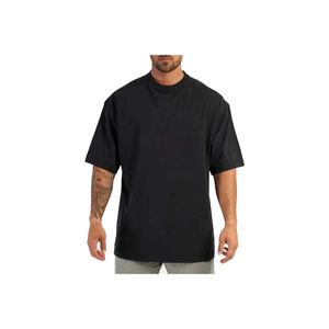 เสื้อยืดผู้ชายไซส์ใหญ่ ขายส่ง แบบเรียบ รับสกรีนโลโก้ คุณภาพสูง - Product Image 4