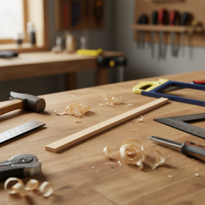 Listello di legno Ilan 10x60x860 mm per artigianato e progetti fai da te - Product Image 3