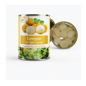Longan enlatado a bajo precio, delicioso, certificado ISO, del fabricante vietnamita, suministro a granel. - Product Image 1