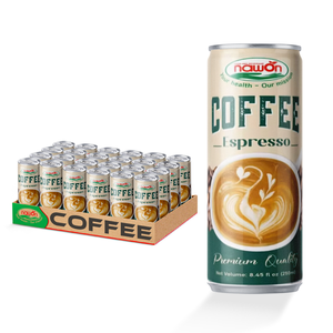 <b>Canned</b> <b>Coffee</b> Export Quality Standard Top Rated Frothy Italian Style Espresso Cappuccino Drink Rich Flavor Refreshment Shake - Product Image 1