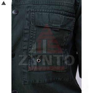 Veste en jean noire pour homme, très confortable, de qualité économique, prix de gros. - Product Image 5