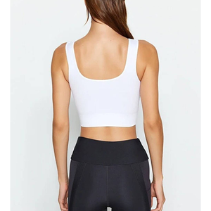 Servicio OEM personalizado a medida, MOQ bajo, conjunto de leggings y top deportivo para mujer, ropa de gimnasio para adultos, ropa deportiva activa. - Product Image 4