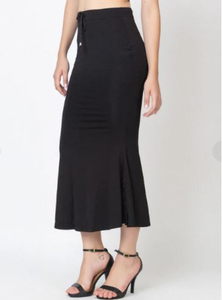High Quality Women Fishstyle Ankle-Length Elegant Regular Waistline Summer Wear Solid Pattern 120g Fabric Quick Dry Skirt - Product Image 6