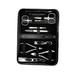 2026 High Quality Stainless Steel Luxurious Multifunction <b>Nail</b> Clippers Beauty Care Kit 10pcs Manicure Tool Set New Arrival - Product Image 3