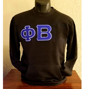 เสื้อสเวตเชิ้ตคอกลม Zeta Phi Beta Black Crest ปักลายเชนิลล์ เสื้อผ้าชมรมพี่น้องชาวกรีก สำหรับทุกเพศ ผลิตจากผ้าฝ้ายพรีเมียม ใส่สบายในฤดูใบไม้ร่วง - Product Image 2