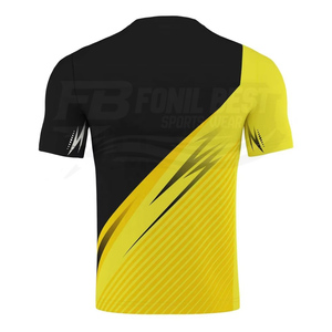 เสื้อฟุตบอลแฟนคลับคุณภาพสูงแบบเรียบง่าย พิมพ์ลายดิจิทัล บรรจุภัณฑ์แบบกำหนดเอง ผลิตตามสั่ง (OEM) ผ้าถัก โพลีเอสเตอร์ 100% น้ำหนัก 150 กรัม - Product Image 5