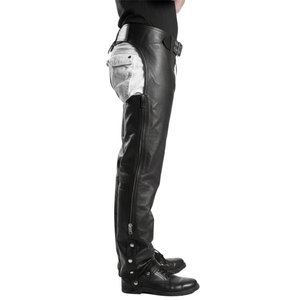 Chaps de Cuero al Precio Más Bajo, Chaps de Cuero Hechos a Mano, Precio Económico, Transpirables, Cómodos, Chaps Profesionales para Montar a Caballo - Product Image 6