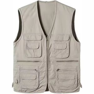 Chalecos de Trabajo para Hombre al por Mayor, de la Mejor Calidad, Tallas Grandes, Casuales, Transpirables, con Bolsillos Tridimensionales - Product Image 5