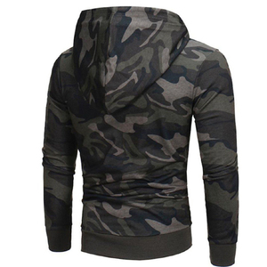 Sudadera con Capucha de Camuflaje Personalizada de Moda para Hombre, Diseño OEM, Estilo Casual Urbano - Product Image 2