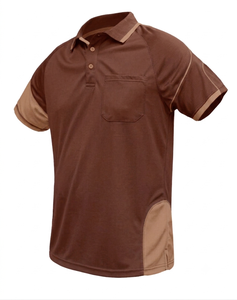 เสื้อโปโลผู้ชายสตรีทแวร์แบบ OEM ODM ผลิตตามสั่ง ผ้าระบายอากาศ 200 GSM ป้องกันการเป็นขุย เสื้อยืดโปโลแขนสั้นผู้ชาย - Product Image 1