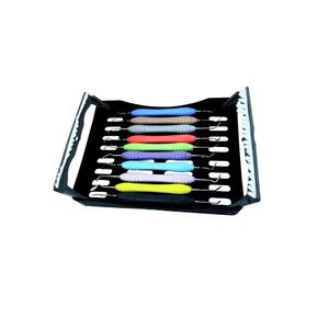 Kit de Instrumentos para Restauraciones Anteriores y Posteriores ARTE, 10 Piezas, Manual, Totalmente Autoclavable, Silicona Ergonómica, Codificación por Colores - Product Image 1