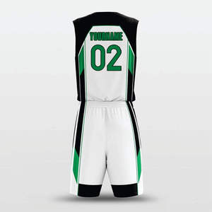 Ensemble de vêtements de basketball personnalisés pour adultes, haute qualité, imperméable, antibactérien, séchage rapide, uniforme en polyester respirant, couleur unie pour équipe - Product Image 6