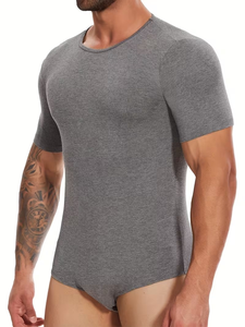 Mono de Manga Corta para Hombre, Hecho de Spandex/Algodón Orgánico, Tejido Transpirable Ecológico, Estilo Casual para Uso en Exteriores - Product Image 3