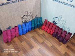 Brand Zone Outdoor Neoprene Horse Tendon Boots Split Boots Protective Shock Absorber <b>Leg</b> Protector Horse Care Product Set of 4 - Product Image 1