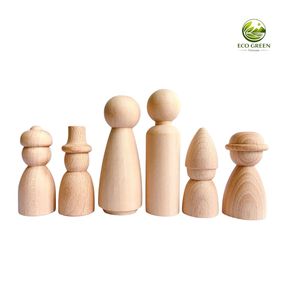 Natural Wood Mushroom Craft Pieces for DIY Painting Fairy Garden and Kids Decoration Supplies - Product Image 3
