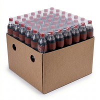 Caja de Cartón Corrugado de 5 Capas de Alta Resistencia para Agua Embotellada, Bebidas Energéticas, Whisky, Refrescos, Tequila, Embalaje Rígido y Duradero con Relieve