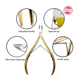 กรรไกรตัดเล็บ4/5/6มม.,อุปกรณ์ตกแต่งเล็บสเตนเลสสตีลแบบมืออาชีพแหนบแบบสปริงคู่ปรับแต่งโลโก้ได้ - Product Image 4