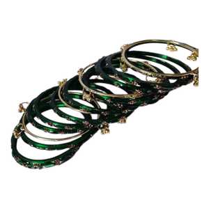 Ensembles de bracelets en verre Chudiyan, style élégant, dernières tendances pour les fêtes et les occasions spéciales, bracelets kashmiris Churian pour filles. - Product Image 2