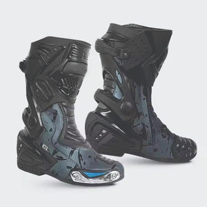 Botas de Motocicleta Transpirables de Secado Rápido, Cuero Genuino, Hechas a Medida, Cómodas, Unisex, Precio Económico, OEM, Más Vendidas - Product Image 3