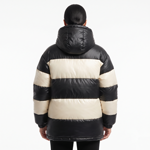 Best Quality <b>Women's</b> Quilted Hooded Puffer <b>Coat</b> Two Tone Slim Fit Winter Jacket Warm <b>Padded</b> Outdoor Clothing Wholesale - Product Image 2